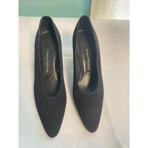 Evan-Picone Black pump dress shoes sz 8.5N. Bin2‎